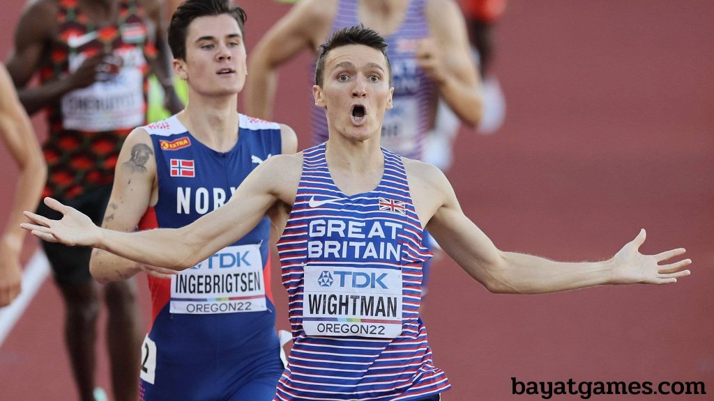 Jake Wightman นักวิ่งจากอังกฤษ วิ่งคว้าเหรียญทอง 1,500 ม. ในการแข่งขัน World Championships ที่โอเรกอน นักวิ่งวัย 28